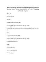 Đình chỉ hiệu lực công nhận cơ sở sản xuất kinh doanh thủy sản đủ điều kiện đảm bảo vệ sinh an toàn thực phẩm (thuộc thẩm quyền của Sở Nông nghiệp và Phát triển nông thôn) potx