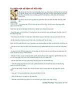 Tự chữa một số bệnh về tiểu tiện pptx