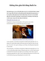 Không đơn giản khi dùng thuốc ho pptx