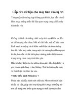 Cấp cứu dữ liệu cho máy tính vừa bị rơi pdf