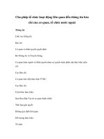 Cho phép tổ chức hoạt động liên quan đến thông tin báo chí của cơ quan, tổ chức nước ngoài ppsx