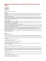 Hướng dẫn cài đặt hệ thống mạng BOOTROM WINXP với phầm mềm BXP2.5 docx