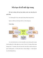 Nếu bạn rất dễ mất tập trung ppt