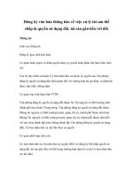 Đăng ký văn bản thông báo về việc xử lý tài sản thế chấp là quyền sử dụng đất, tài sản gắn liền với đất pps