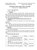 kế hoạch và báo cáo việc làm mới