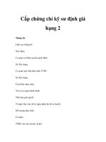 Cấp chứng chỉ kỹ sư định giá hạng 2 pdf