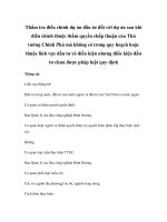 Thẩm tra điều chỉnh dự án đầu tư đối với dự án sau khi điều chỉnh thuộc thẩm quyền chấp thuận của Thủ tướng Chính Phủ mà không có trong quy hoạch hoặc thuộc lĩnh vực đầu tư có điều kiện nhưng điều kiện đầu tư chưa được pháp luật quy định pdf