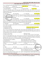 NHẬN BIẾT CÁC CHẤT