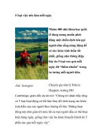 5 loại việc nên làm mỗi ngày docx