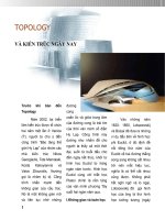 TOPOLOGY VÀ KIẾN TRÚC NGÀY NAY pptx