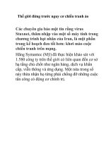 Thế giới đứng trước nguy cơ chiến tranh ảo ppsx