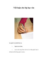 Viết luận cho lớp học văn pdf