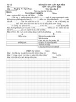 Đề& Đáp án Khoa 4 CK II 09-10