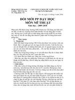 doi moi pp day hoc mi thuat