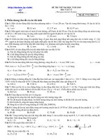 Ôn thi Lý ĐH_CĐ 2010 số 11