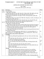 Đáp án thi GVG THPT Toán