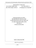 Tài liệu tập huấn giáo viên THCS