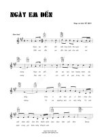 Bài hát Ngày em đến - Từ Huy (lời bài hát có nốt) pdf