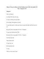 Đăng ký Nội quy lao động (của doanh nghiệp trong các Khu công nghiệp Việt Nam – Singapore I, II) pps