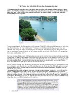 Việt Nam: Nơi tốt nhất để bảo tồn đa dạng sinh học