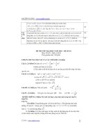 Đề thi thử đại học môn Toán - Đề số 10 doc