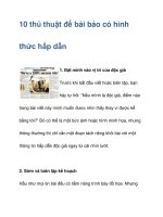 10 thủ thuật để bài báo có hình thức hấp dẫn ppsx