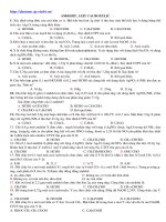 Chuyên đề Hóa ôn TN số 9