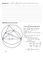 Hình vẽ gợi ý giải một số đề thi
