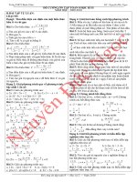 De cuong on tap toan 8 - HKII - Nam 2010