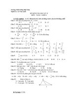Đề kiểm tra HKII  Lớp 6