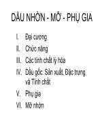Công nghệ bôi trơn - Giảm ma sát Cơ Khí part 1 ppsx