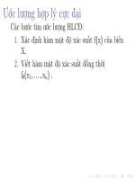 Xác Suất Thống Kê (phần 25) pptx