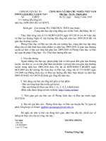 hướng dẫn tổng kết năm học về GDTX