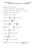 Chuyên đề LTĐH-Tổ Hợp