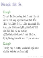 Xác Suất Thống Kê (phần 15) doc