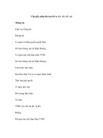 Cấp giấy phép đào tạo lái xe A1, A2, A3, A4 docx