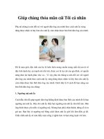 Giúp chàng thỏa mãn cái Tôi cá nhân pptx