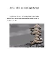 Ăn bao nhiêu muối mỗi ngày là vừa? pps