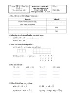 Đề + đáp án Toán CK2 lớp 2 (09-10)