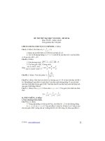 Đề thi thử đại học môn Toán - Đề số 6 pptx