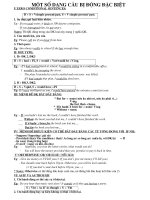 cau dieu kien dac biet