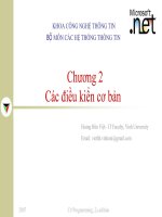 HỆ THỐNG THÔNG TIN - Các điều khiển cơ bản pot