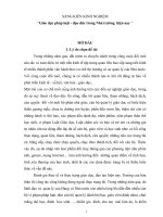 SÁNG KIẾN KINH NGHIỆM_ “Giáo dục pháp luật  đạo đức trong Nhà trường  hiện nay ”