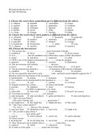 đề luyện thi đại học No 8