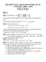 đề tham khào HK2 lớp 7