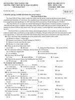 Đề thi học ky 2( 10 mã đề)