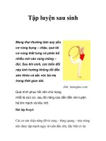 Tập luyện sau sinh pps