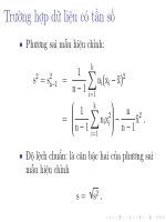 Xác Suất Thống Kê (phần 19) doc