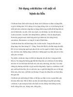 Sử dụng colchicine với một số bệnh da liễu pot