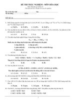 Tuyển tập Hóa TN_2010 số 16